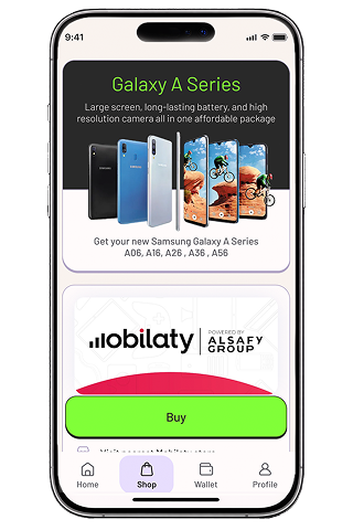 Lucid app mobilaty store screen mockup